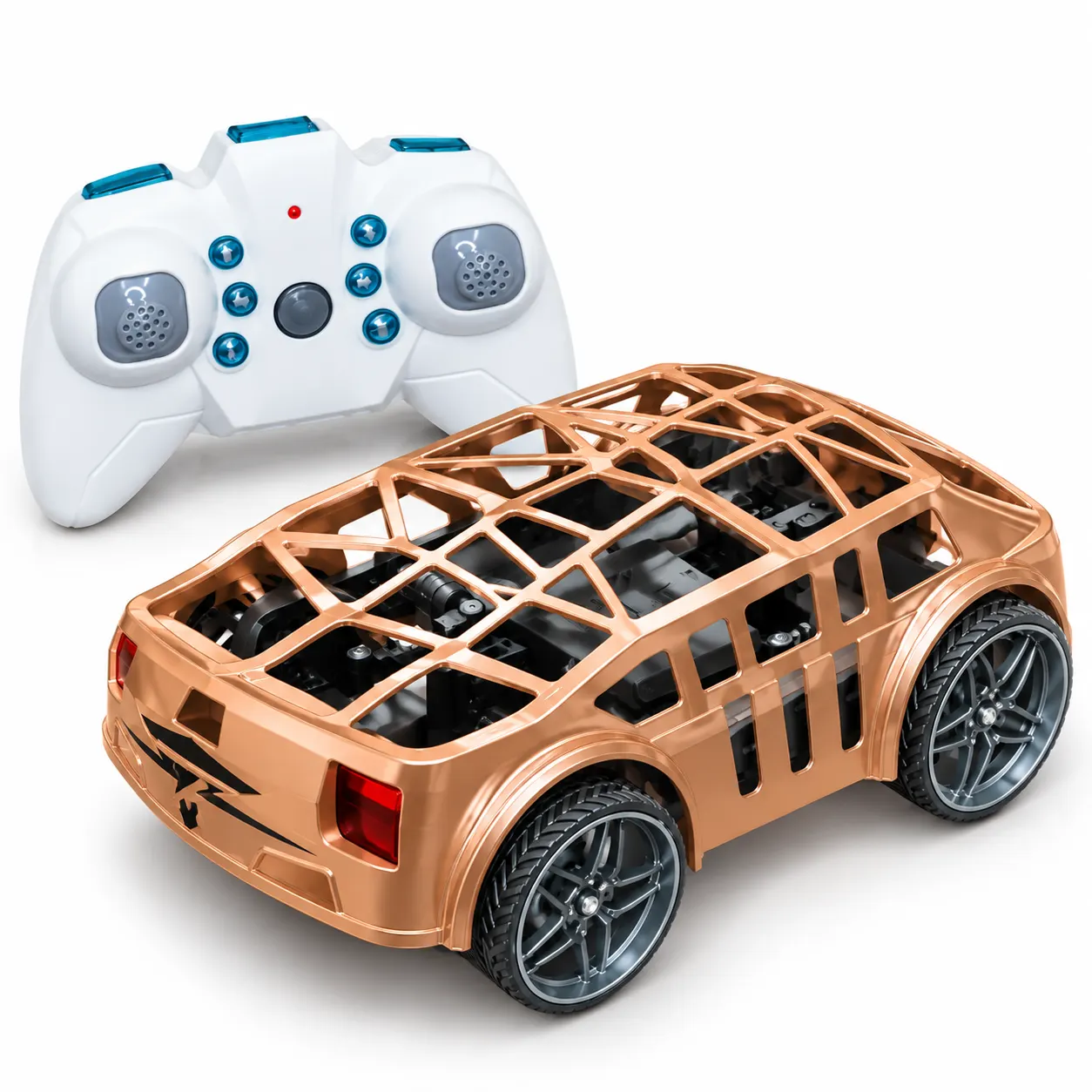 Bronze Adventure RC SUV with Cage Design & Remote Control