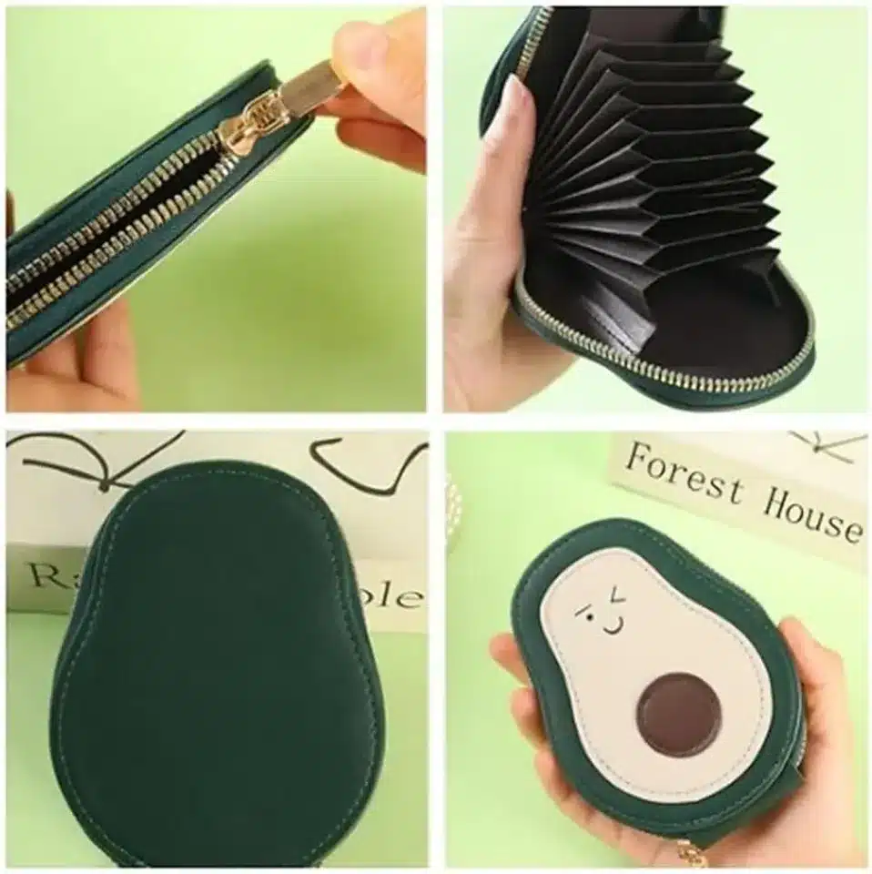 Avocado Accordion Card Holder