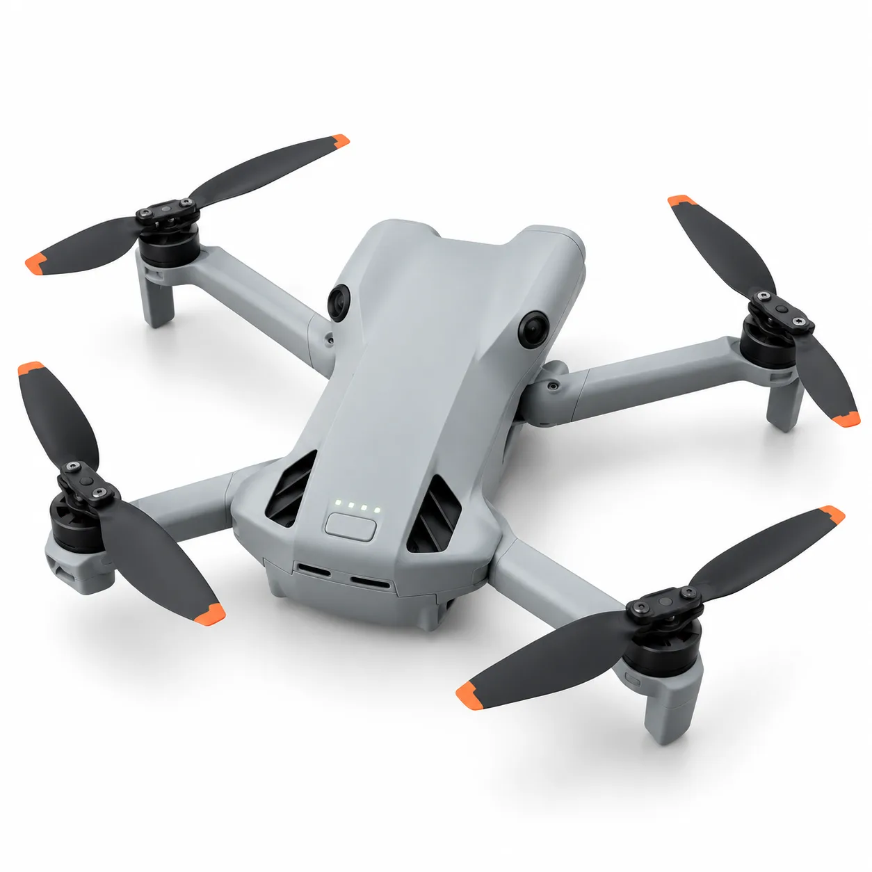 Grey Foldable RC Drone with Camera & LED Lights