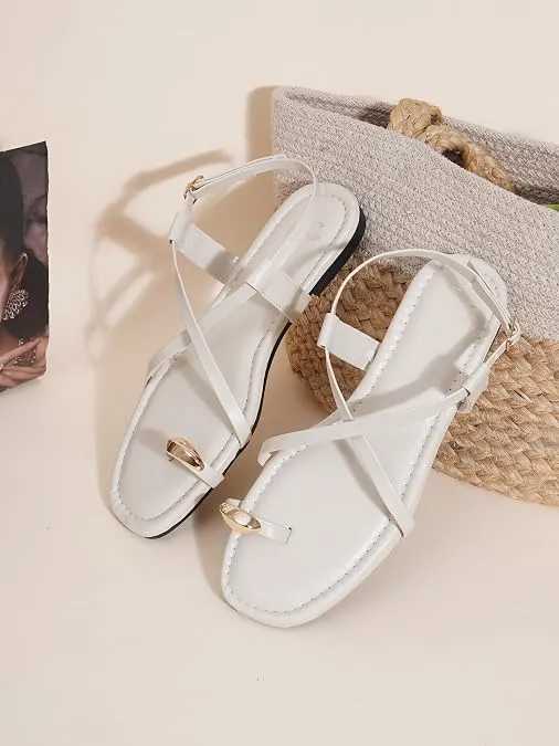 Women's Stylish Flat Strap Sandals