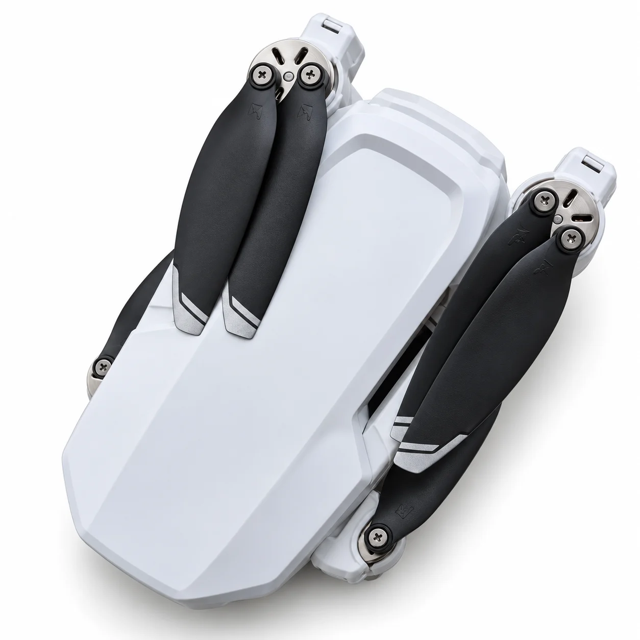White Foldable RC Drone with Compact Design & Remote Control